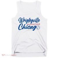 Wrigleyville Chicago Baseball American Tank Top thumb 0