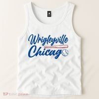 Wrigleyville Chicago Baseball American Tank Top thumb 2