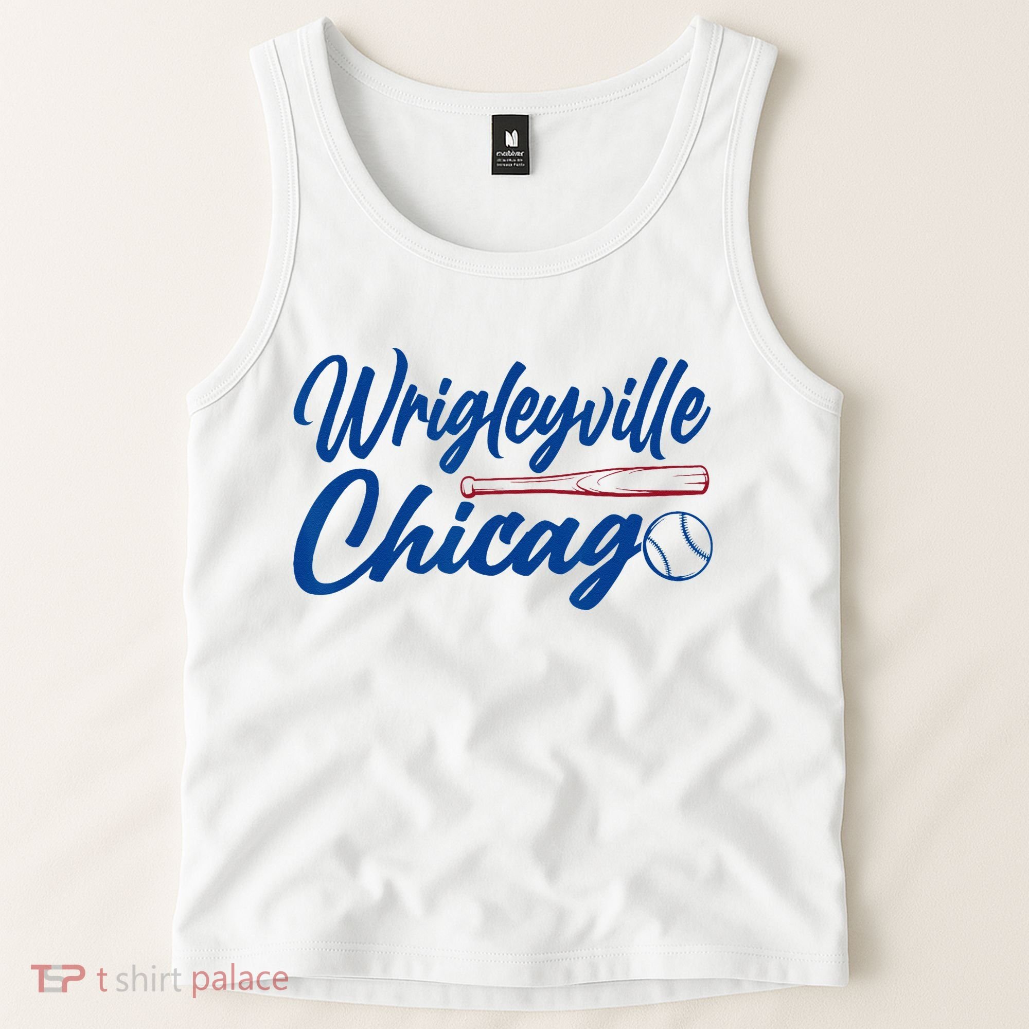 Wrigleyville Chicago Baseball American Tank Top