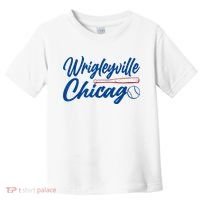 Wrigleyville Chicago Baseball American Toddler T-Shirt thumb 0