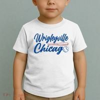 Wrigleyville Chicago Baseball American Toddler T-Shirt thumb 2