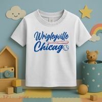 Wrigleyville Chicago Baseball American Toddler T-Shirt thumb 3