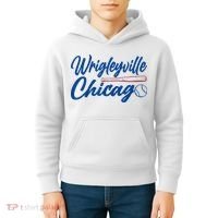 Wrigleyville Chicago Baseball American Kids Hoodie thumb 4