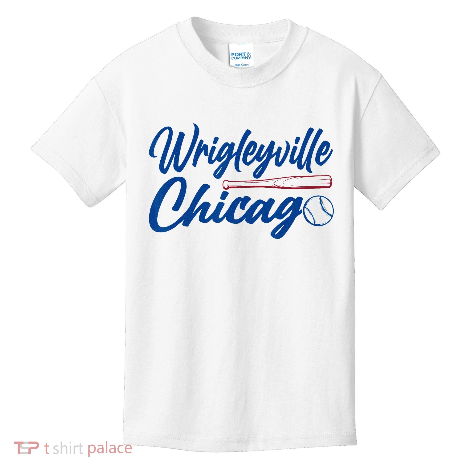 Wrigleyville Chicago Baseball American Kids T-Shirt