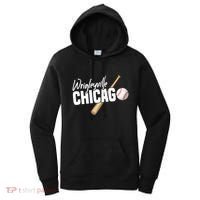 Wrigleyville Chicago Baseball American Gift Women's Hoodie thumb 0