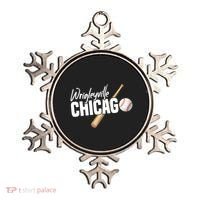 Wrigleyville Chicago Baseball American Gift Ornament thumb 0