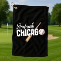 Wrigleyville Chicago Baseball American Gift Golf Towel thumb 1