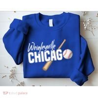 Wrigleyville Chicago Baseball American Gift Sweatshirt thumb 2