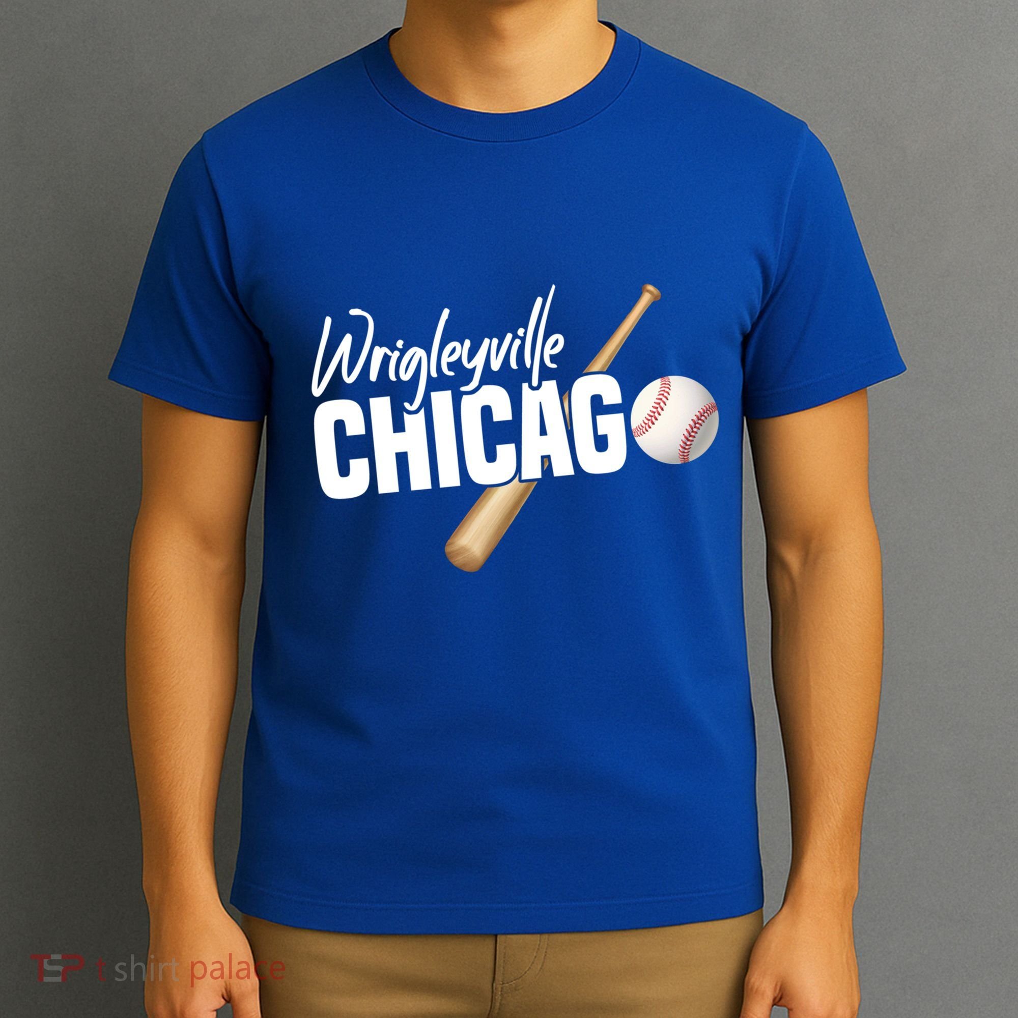 Wrigleyville Chicago Baseball American Gift T-Shirt