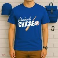 Wrigleyville Chicago Baseball American Gift T-Shirt thumb 6