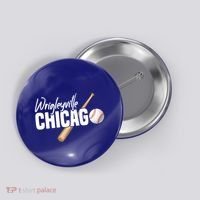 Wrigleyville Chicago Baseball American Gift Button thumb 0