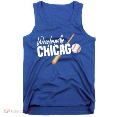 Wrigleyville Chicago Baseball American Gift Tank Top