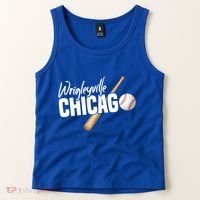 Wrigleyville Chicago Baseball American Gift Tank Top thumb 2
