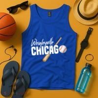 Wrigleyville Chicago Baseball American Gift Tank Top thumb 4