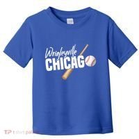 Wrigleyville Chicago Baseball American Gift Toddler T-Shirt thumb 0