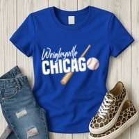 Wrigleyville Chicago Baseball American Gift Women's T-Shirt thumb 3