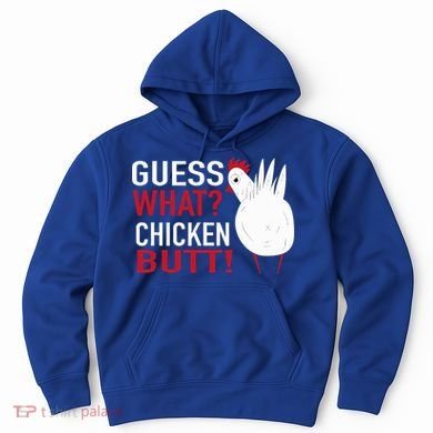 White Chicken Butt! Funny Design  Hoodie