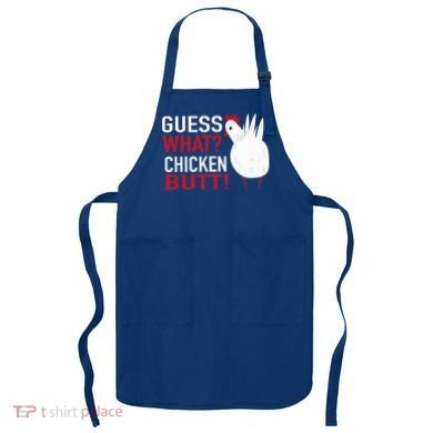 White Chicken Butt! Funny Design  Apron