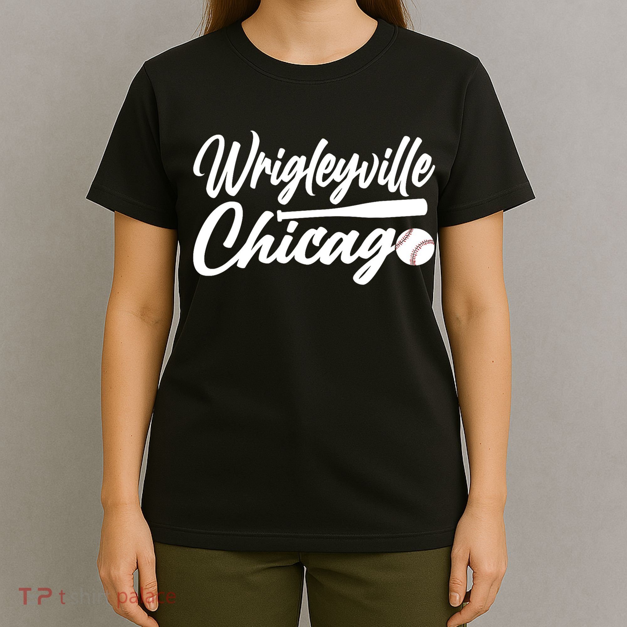 Wrigleyville Chicago Baseball American T-Shirt