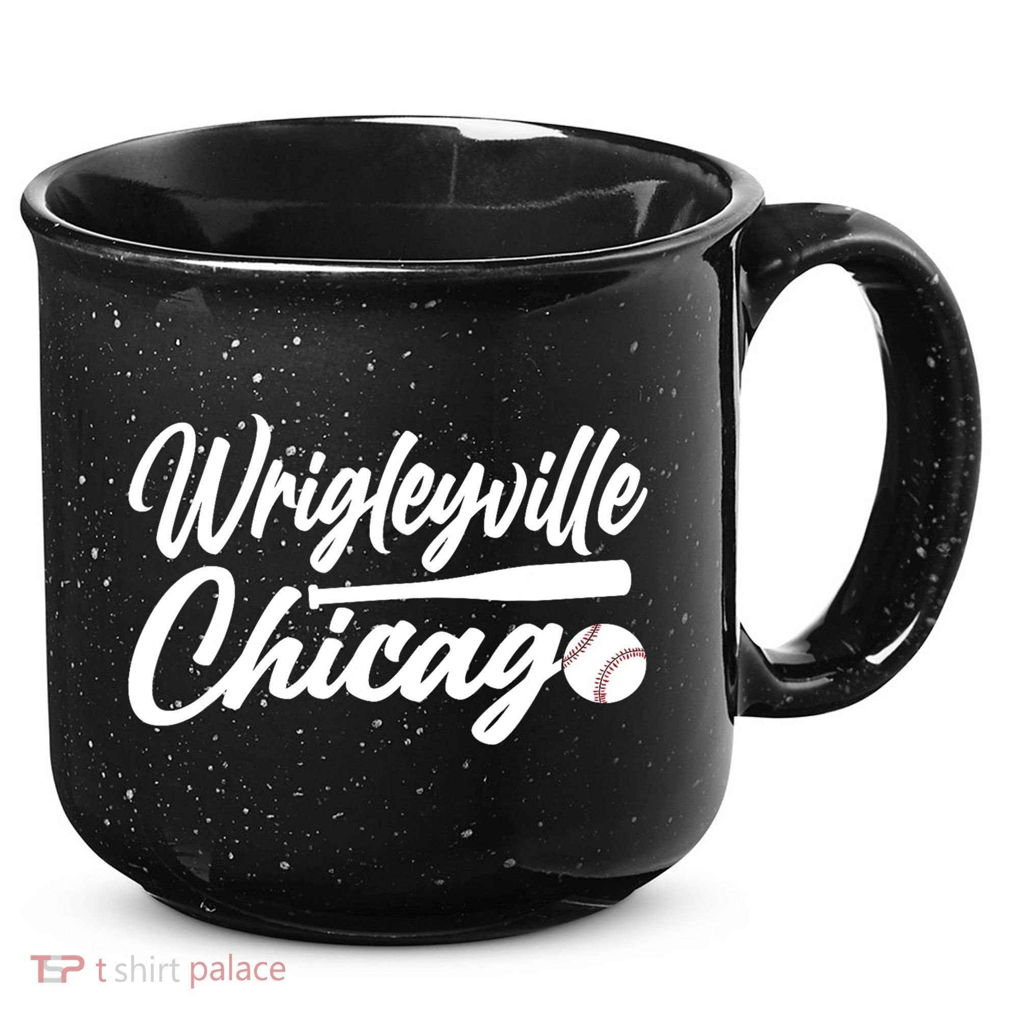 Wrigleyville Chicago Baseball American 15oz Campfire Ceramic Mug