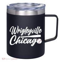 Wrigleyville Chicago Baseball American 12oz Stainless Steel Coffee Mug thumb 0