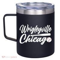 Wrigleyville Chicago Baseball American 12oz Stainless Steel Coffee Mug thumb 2
