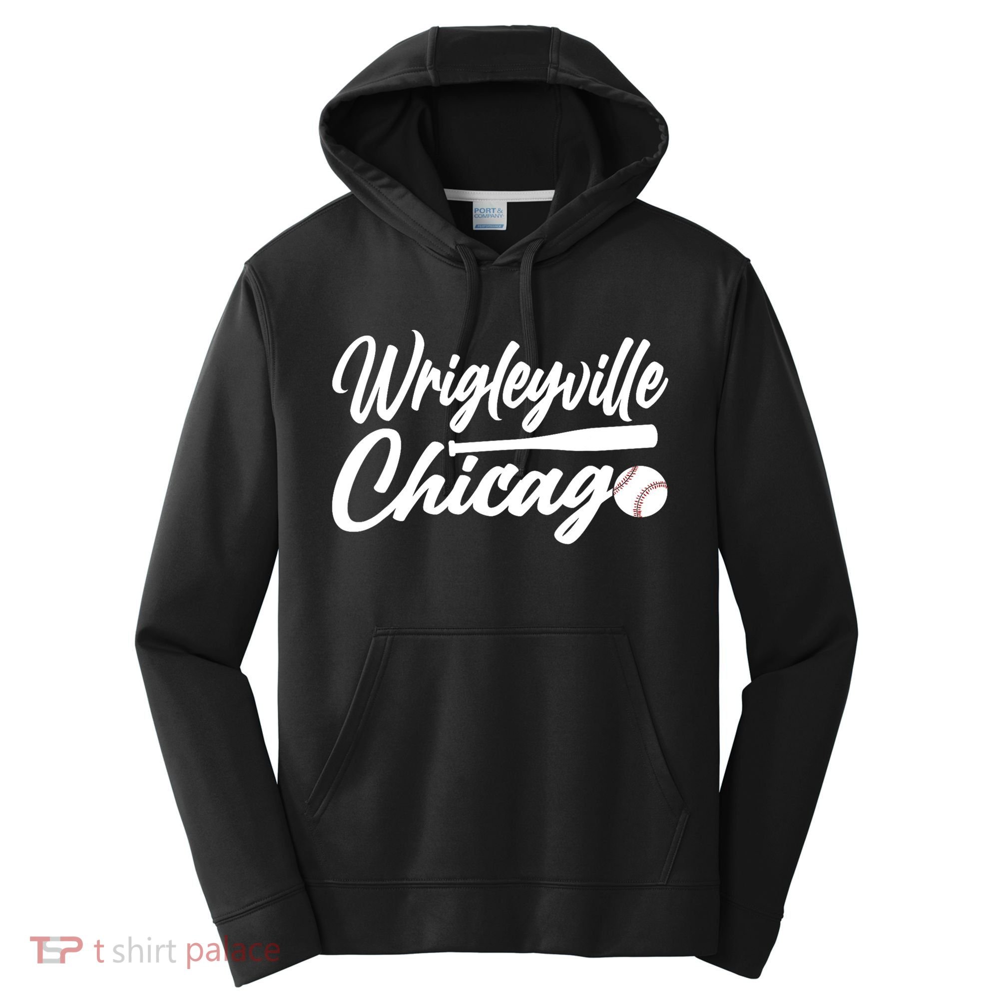 Wrigleyville Chicago Baseball American Performance Fleece Hoodie
