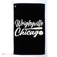 Wrigleyville Chicago Baseball American Golf Towel thumb 0
