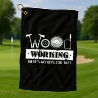 Woodworking Carving Carpenter Joiner Cabinet Woodworker Golf Towel thumb 1