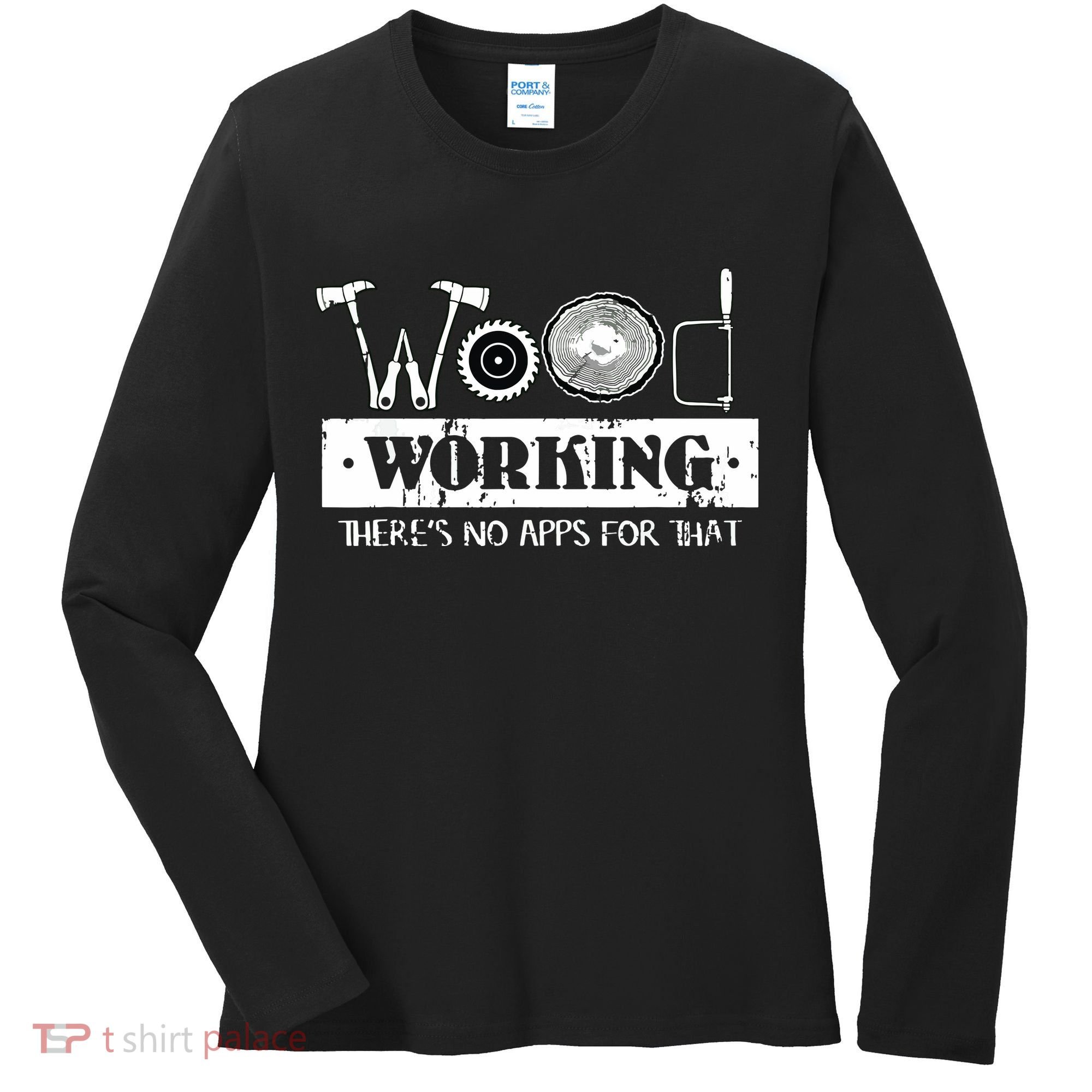 Woodworking Carving Carpenter Joiner Cabinet Woodworker Women's Long Sleeve Shirt