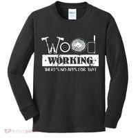 Woodworking Carving Carpenter Joiner Cabinet Woodworker Kids Long Sleeve Shirt thumb 0