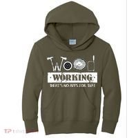 Woodworking Carving Carpenter Joiner Cabinet Woodworker Kids Hoodie thumb 0