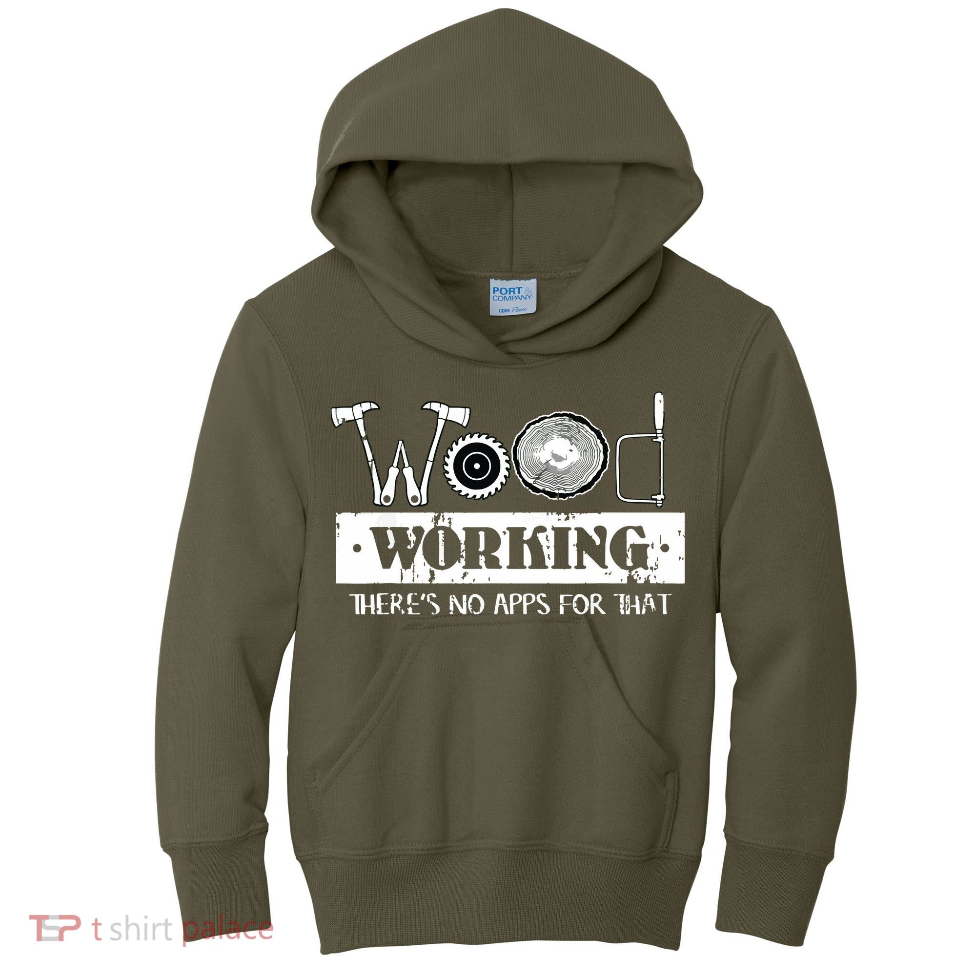 Woodworking Carving Carpenter Joiner Cabinet Woodworker Kids Hoodie
