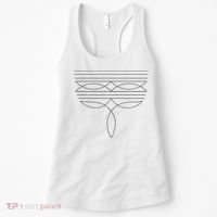 Western Country Cowboy Cowgirl Boot Stitch Western Boots Gift Women's Tank Top thumb 0