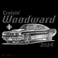 Woodward Cruise Classic Muscle Car Sketch 2024 Coffee Mug thumb 5