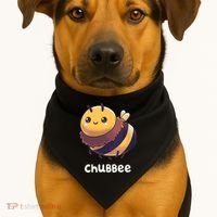 Womens Chubbee Chubby Honey Bee Kawaii USA-Made Doggie Bandana thumb 1