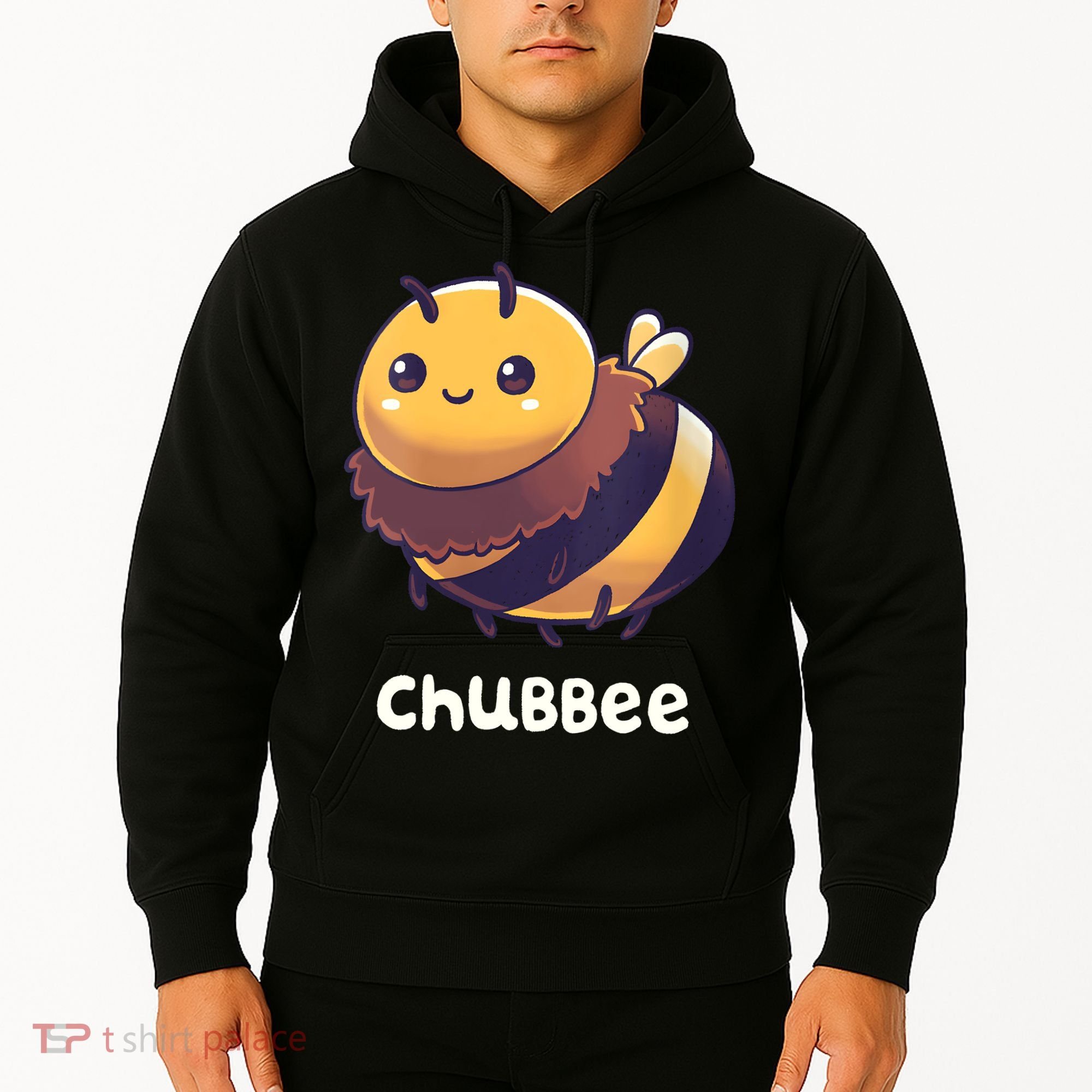 Womens Chubbee Chubby Honey Bee Kawaii Hoodie