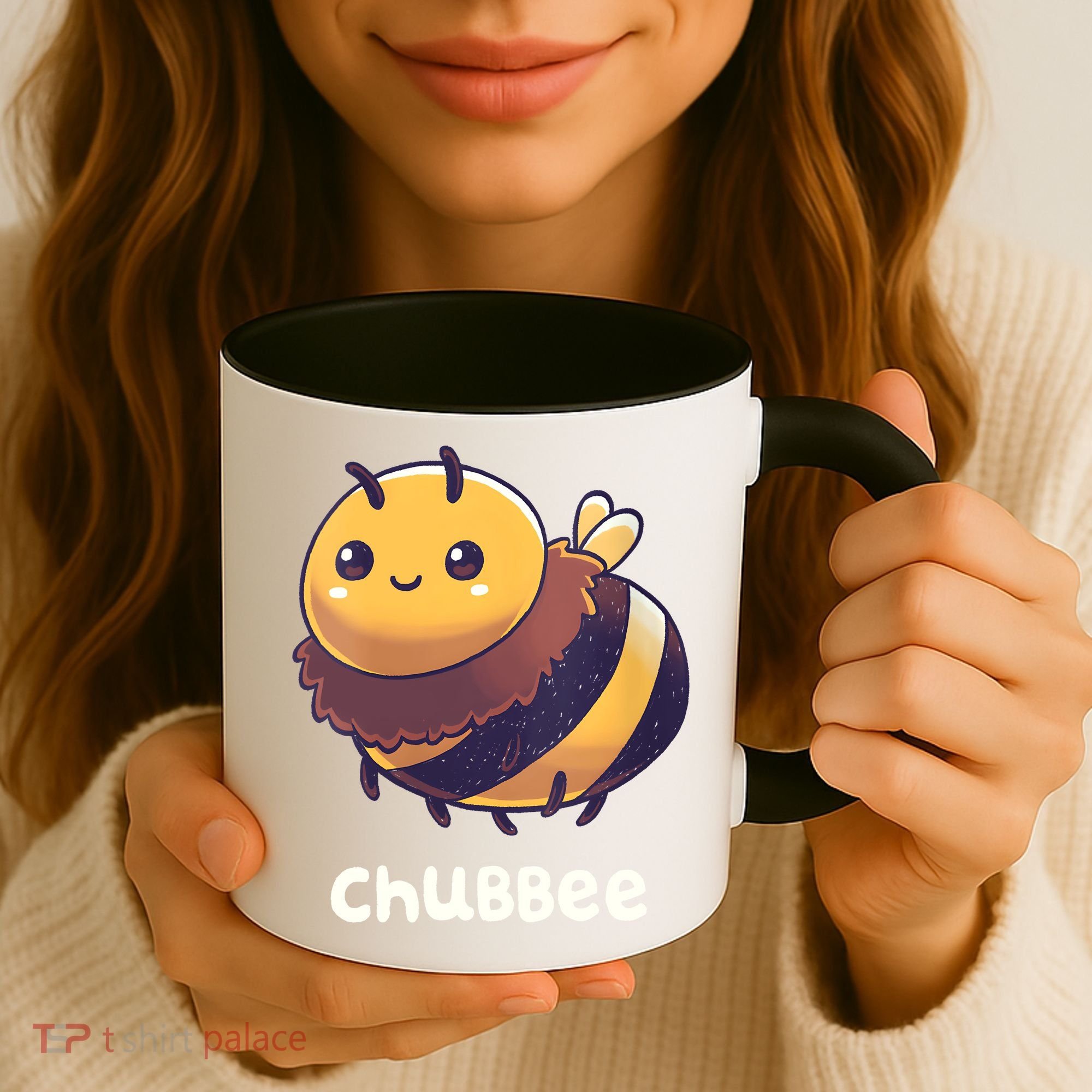 Womens Chubbee Chubby Honey Bee Kawaii Coffee Mug