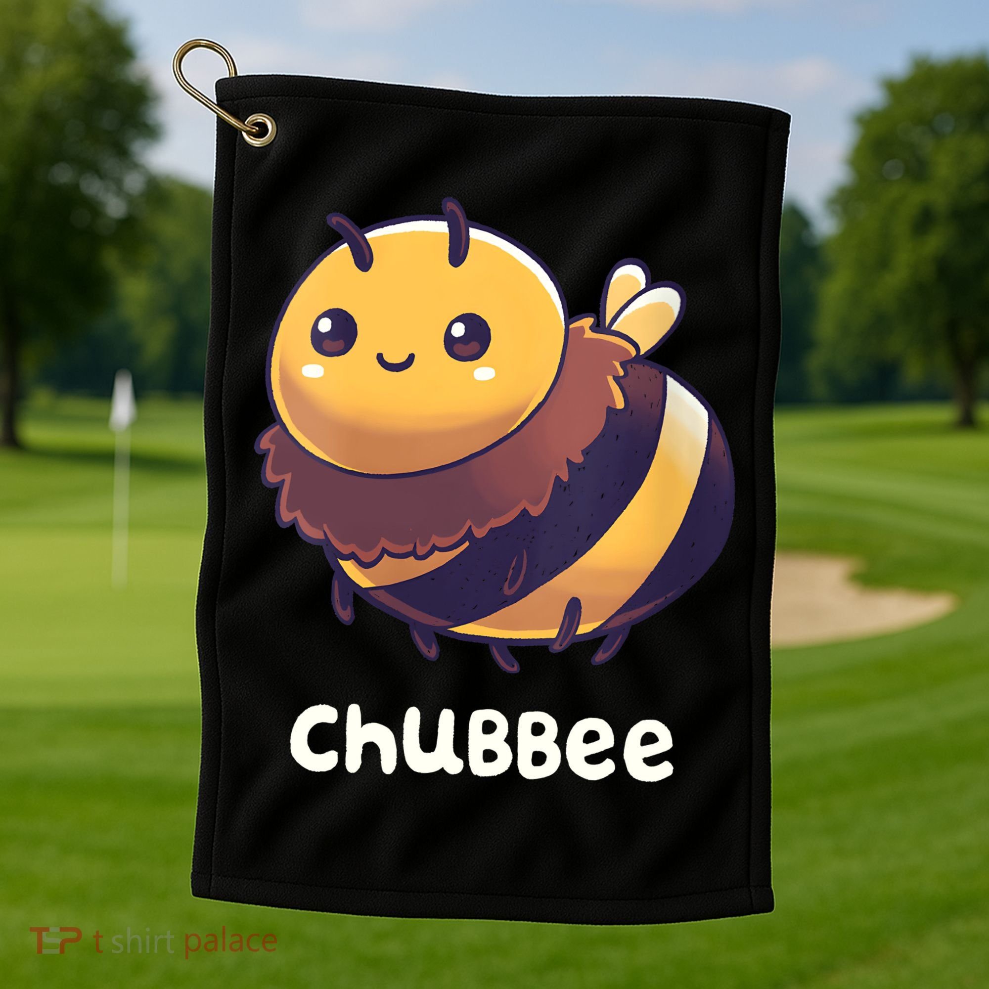 Womens Chubbee Chubby Honey Bee Kawaii Golf Towel