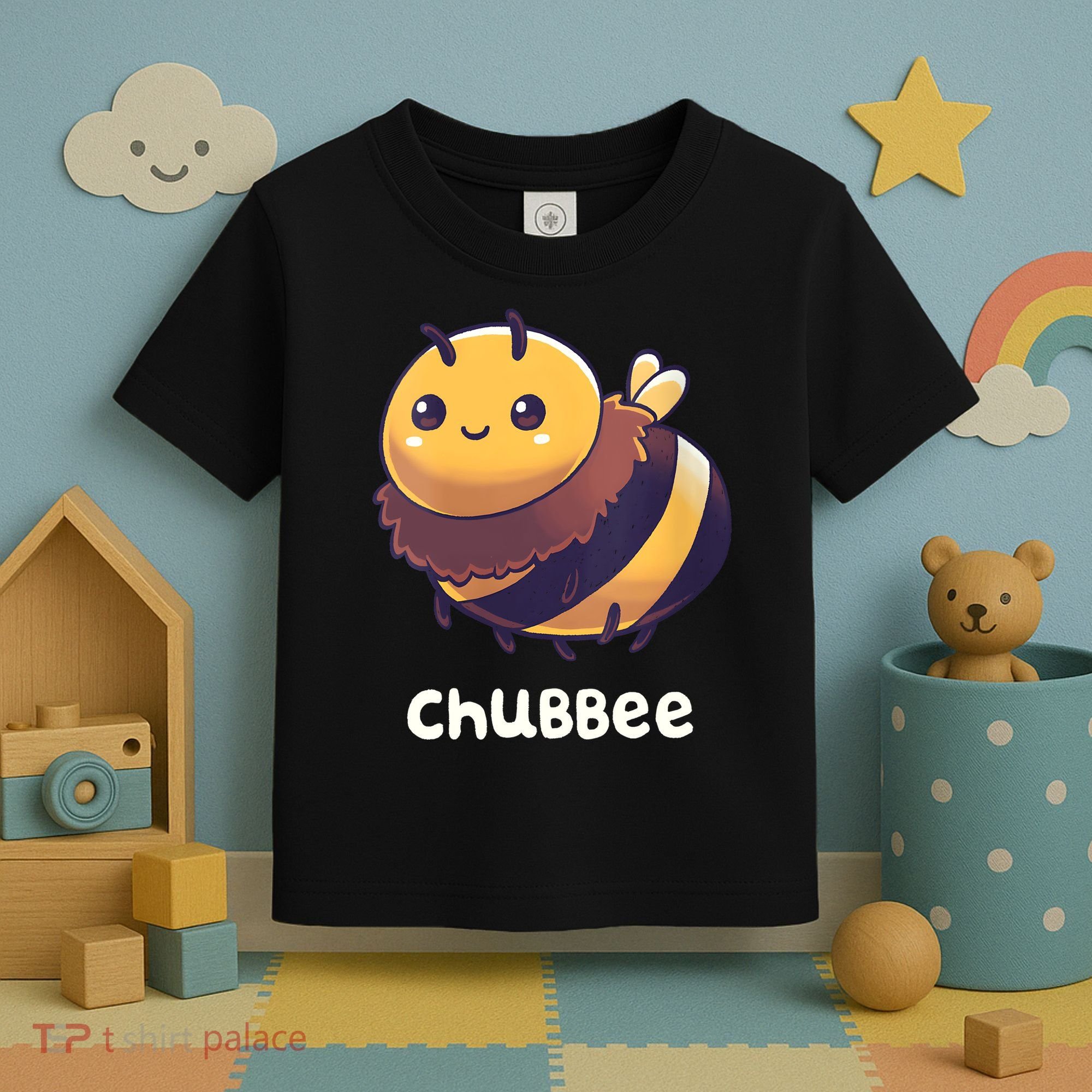 Womens Chubbee Chubby Honey Bee Kawaii Toddler T-Shirt