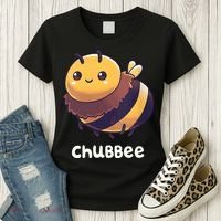 Womens Chubbee Chubby Honey Bee Kawaii Women's T-Shirt thumb 3