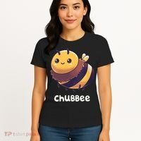 Womens Chubbee Chubby Honey Bee Kawaii Women's T-Shirt thumb 4