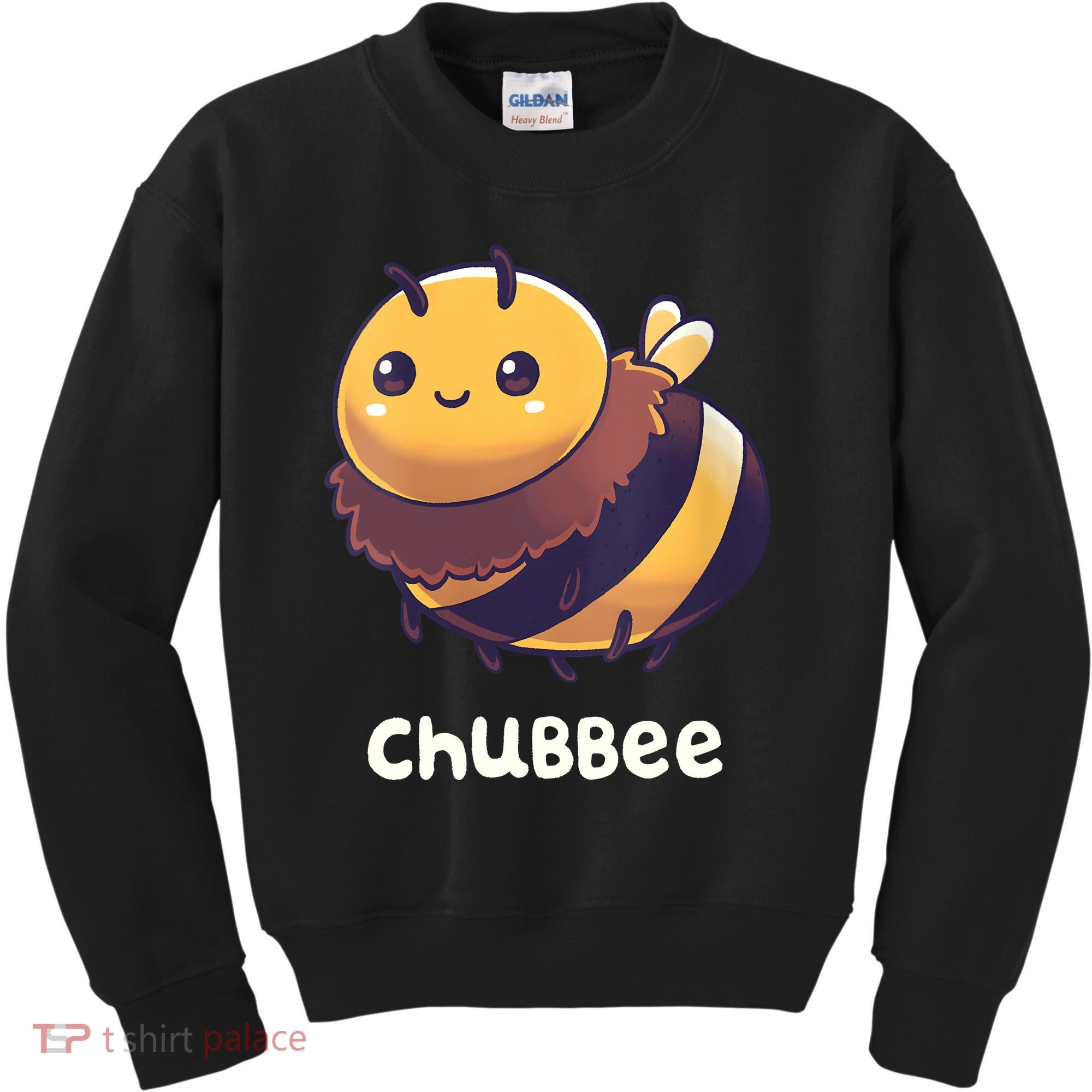Womens Chubbee Chubby Honey Bee Kawaii Kids Sweatshirt