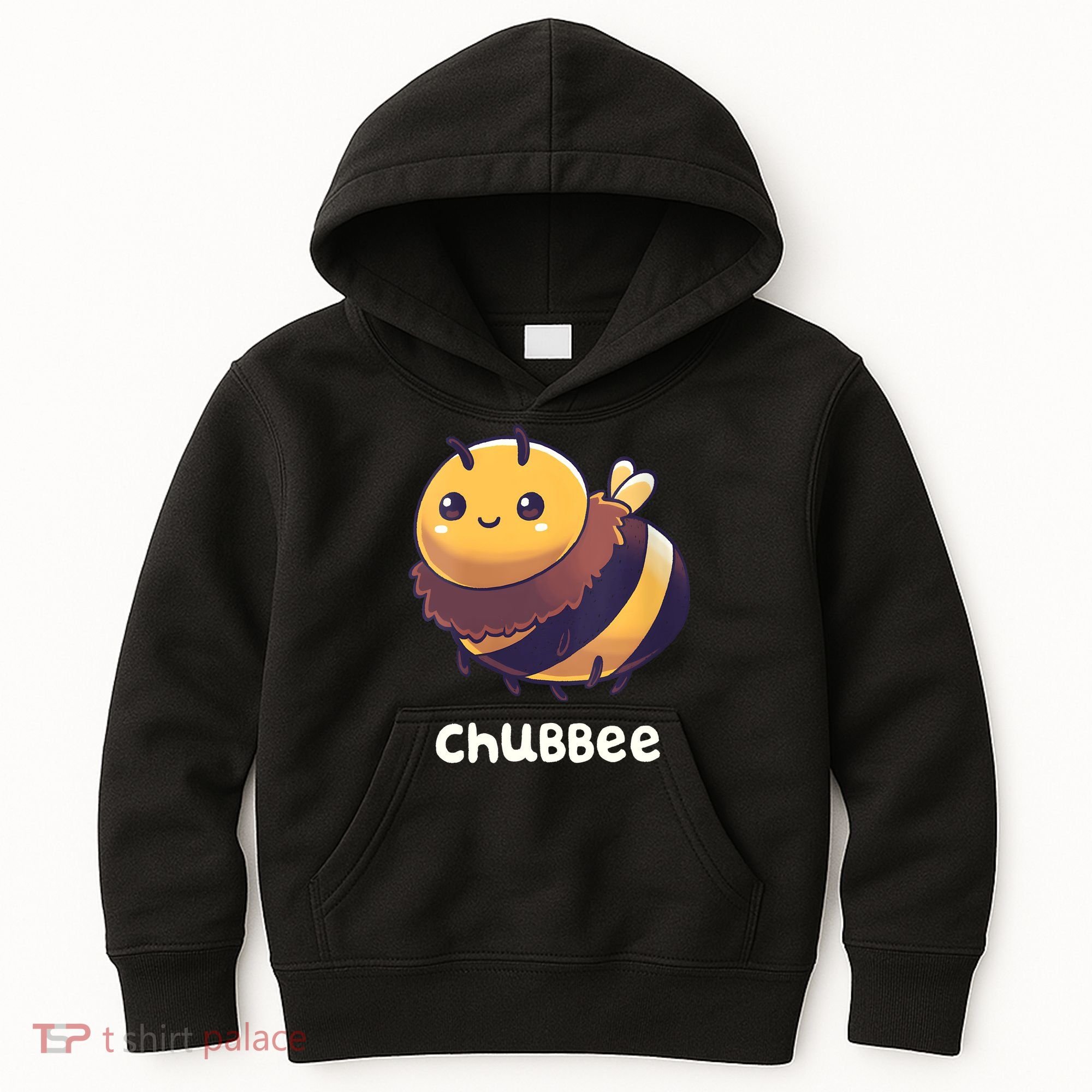 Womens Chubbee Chubby Honey Bee Kawaii Kids Hoodie