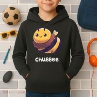 Womens Chubbee Chubby Honey Bee Kawaii Kids Hoodie thumb 2