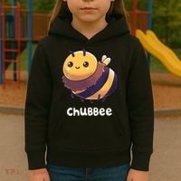 Womens Chubbee Chubby Honey Bee Kawaii Kids Hoodie thumb 3