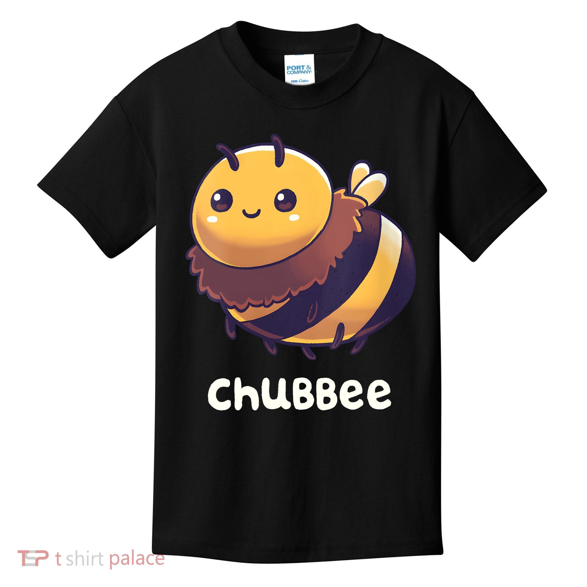Womens Chubbee Chubby Honey Bee Kawaii Kids T-Shirt