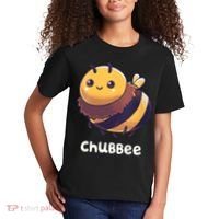 Womens Chubbee Chubby Honey Bee Kawaii Kids T-Shirt thumb 2
