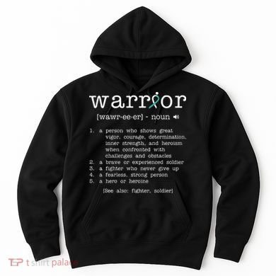 Warror Cervical Cancer Awareness Item Cervical Cancer Hoodie