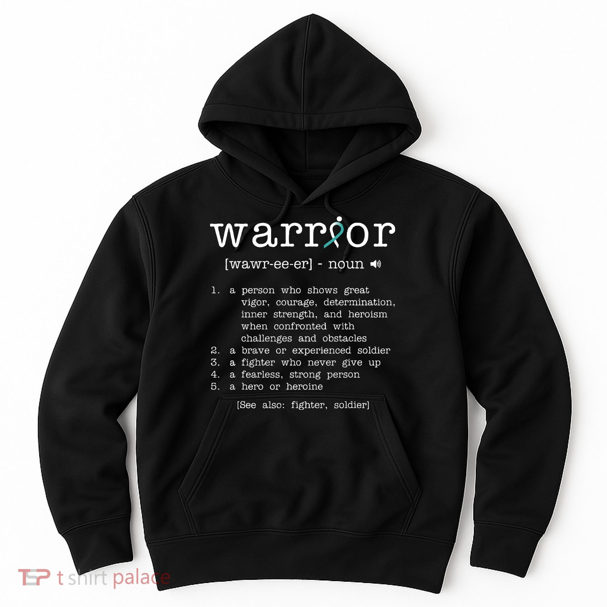 Warror Cervical Cancer Awareness Item Cervical Cancer Hoodie
